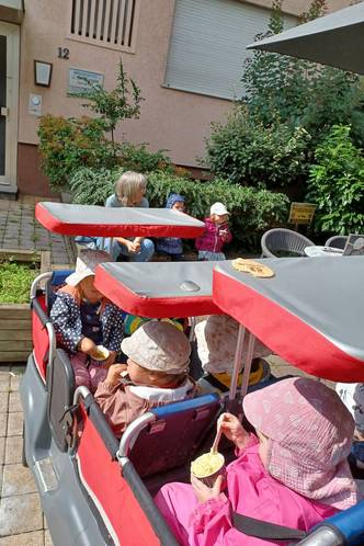 Kindergarten: Ausflug in die Eisdiele, August 2025