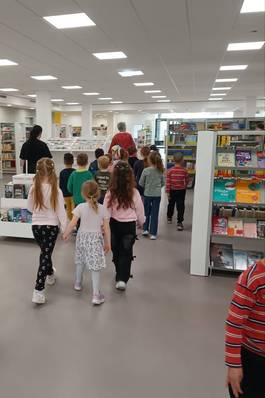 Kindergarten - Besuch in der Stadtbibliothek