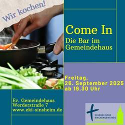 Flyer "Come in!"
