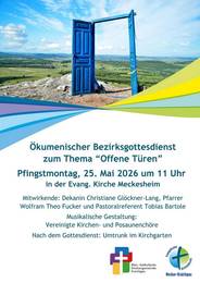 Flyer zum Bezirksgottesdienst 2026