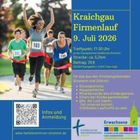 Quelle: Ramona Reichert / canva.com Plakat Firmenlauf mit QR-Code