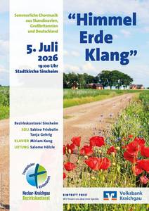 Konzertplakat Bezirkskantorei 5. Juli 2026