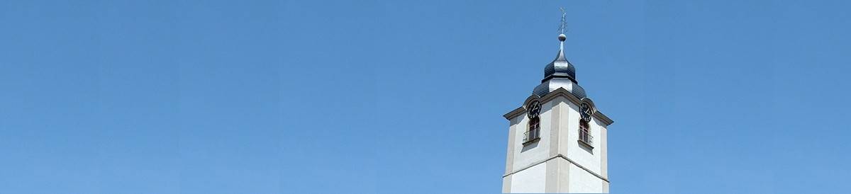 Detail des Turms der Stadtkirche